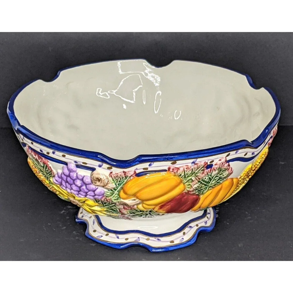 Bella Casa by Ganz Thanksgiving Harvest Seasonal Serving Bowl Centerpiece 3D - Picture 7 of 8